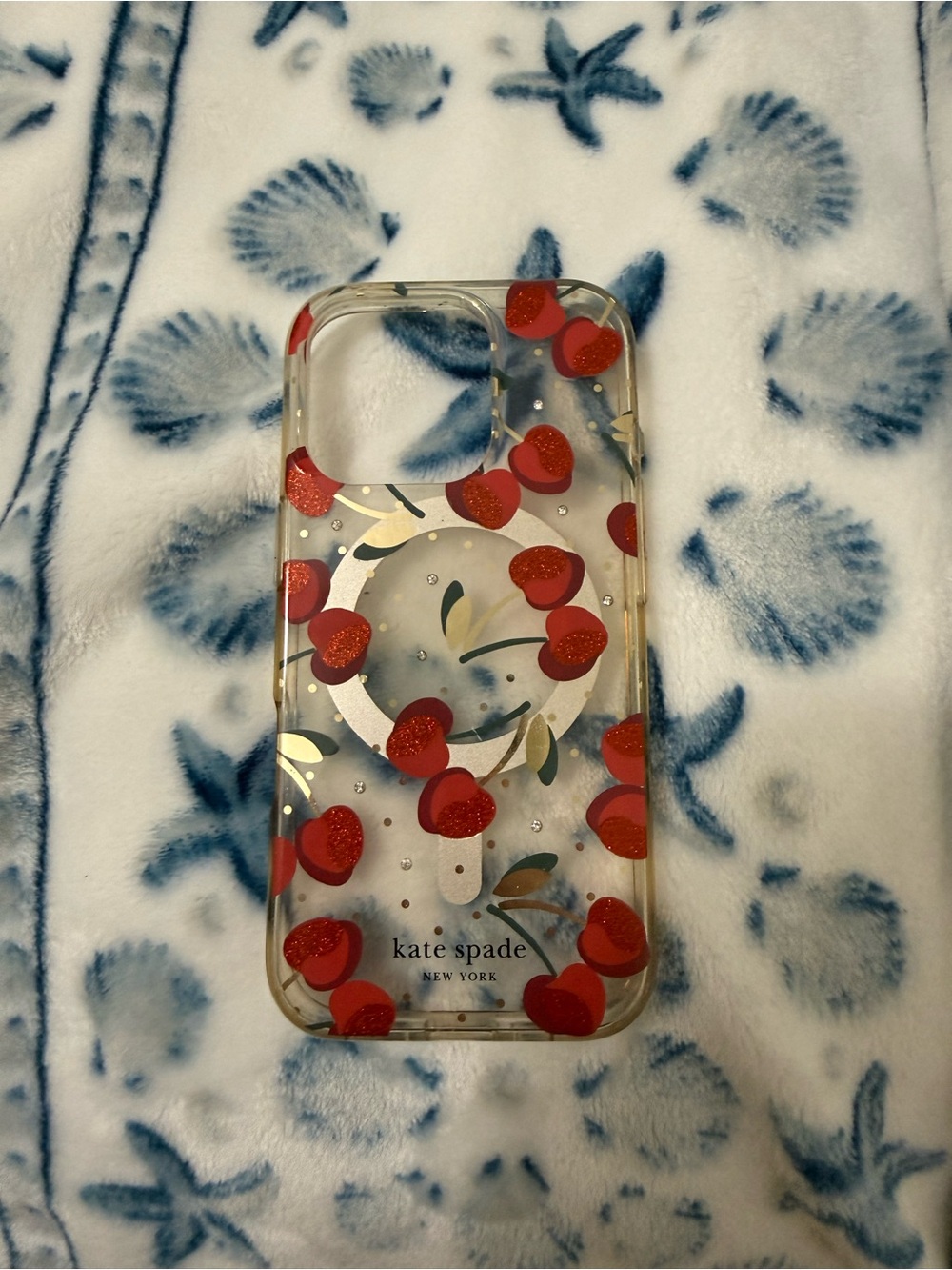 Kate Spade IPhone 16 Pro Cherry Dot Phone Case
